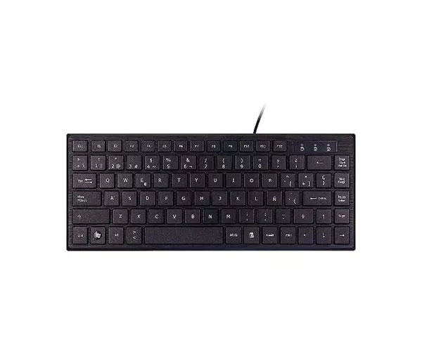 Teclado Compacto Unykach KB 302 Mini / USB / 83 teclas / negro