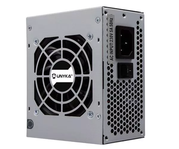 Fuente alimentacion SFX 450w Unykach / Micro Atx / 20+4 Pines / Plata / UNYKA 52017