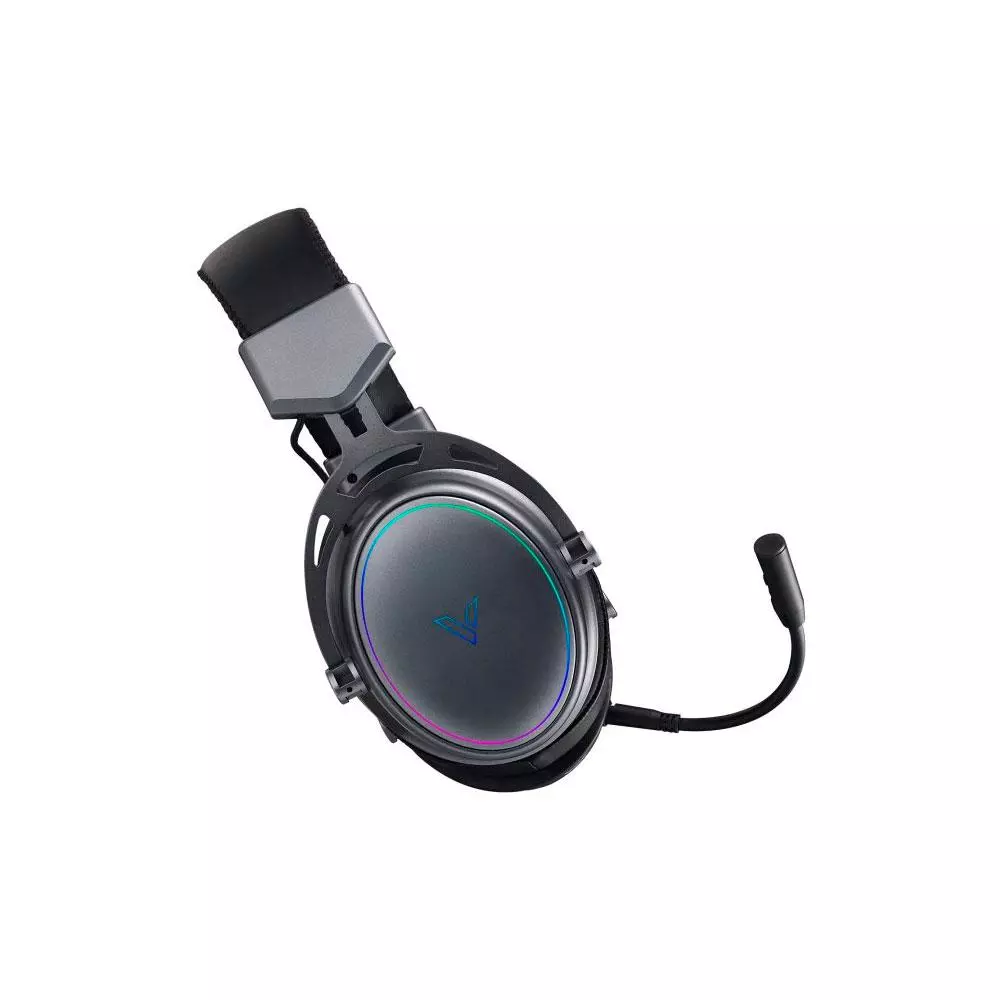 Auriculares inalambricos RAPOO VH800 Gaming / BT 5.2 / RF 2.4Ghz / RGB / Cancelacion de ruido / Negro