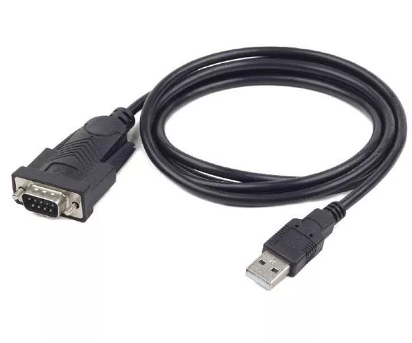 Cable USB a Serie RS232 M/M / Db9m / Negro / Compatible Win 8 - Win 10/11 / Gembird Uas-db9m-02