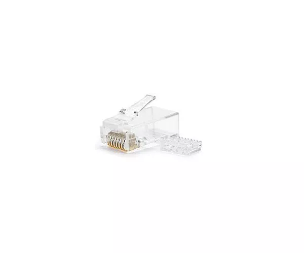 Conector RJ45 8 hilos cat.6e Utp con guias / Nanocable (pack 10 uds) 10.21.0201