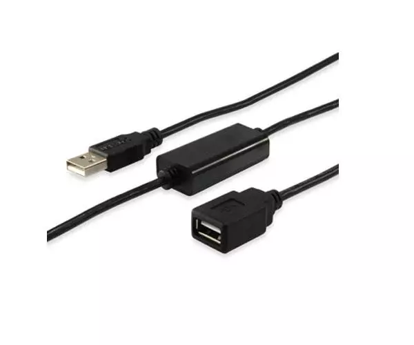 Cable USB amplificador activo USB 2.0 M/H 10 metros / Equip 133310