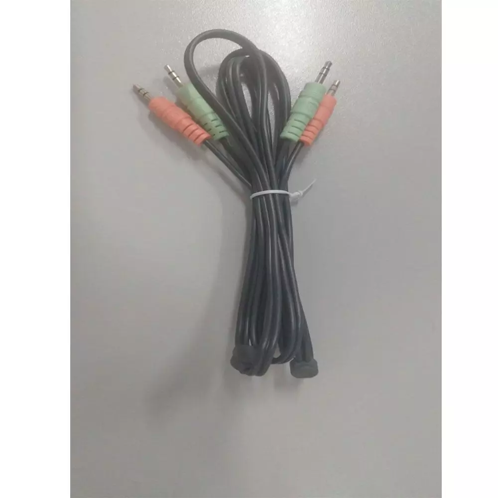 Cable audio 2x Jack 3.5 macho a 2x Jack 3.5 macho / 1.2m / Bulk