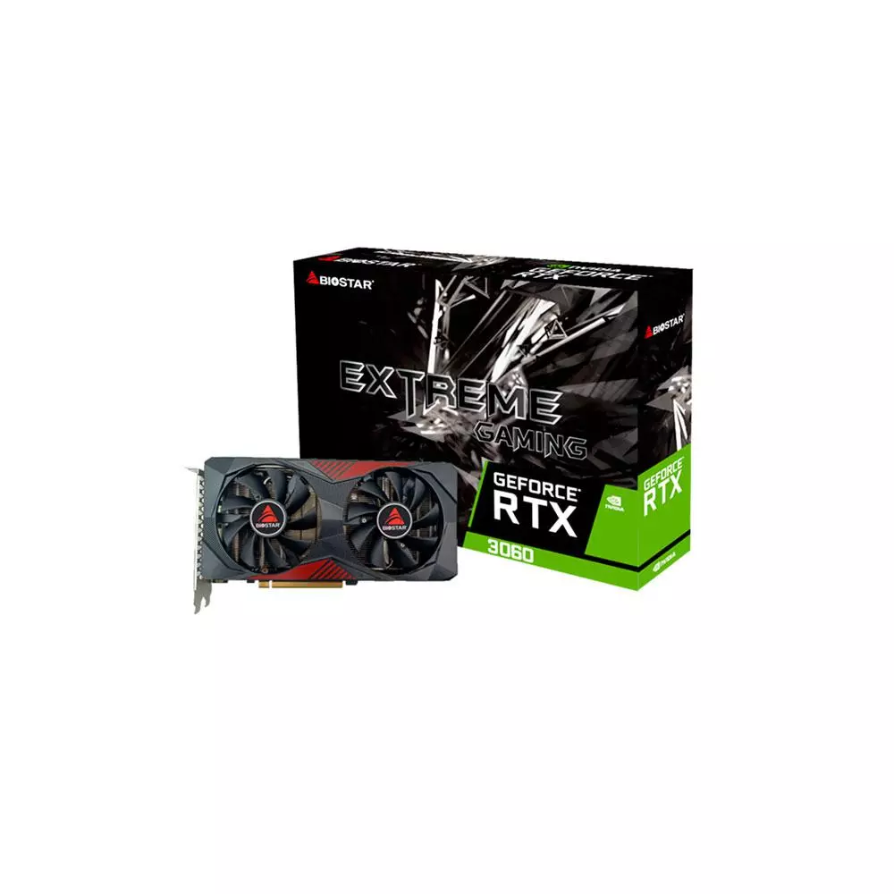 Tarjeta Gr&aacute;fica Biostar Geforce  RTX3060 / 12Gb GDDR6 / Hdmi - 3x DP /  VN3606RML9