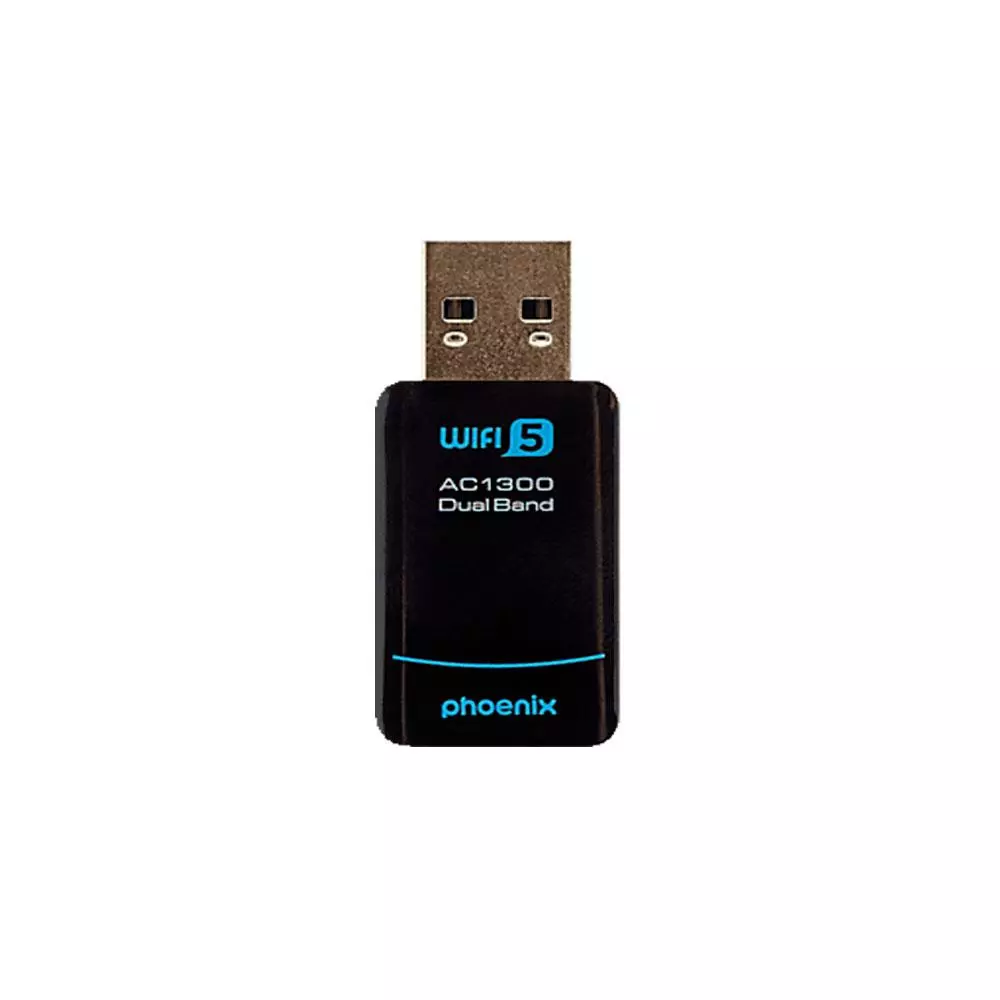 Tarjeta de red Mini USB Wifi WA-1300MB DualBand 1300mbps Phoenix