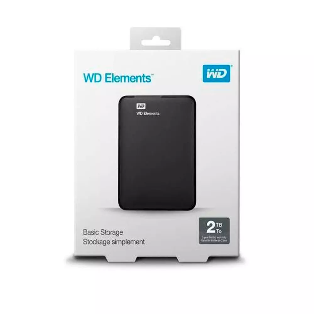 Disco duro externo 2.5" Western Digital Element / 2Tb / USB-C / WDBDTV0020BBK-WESN