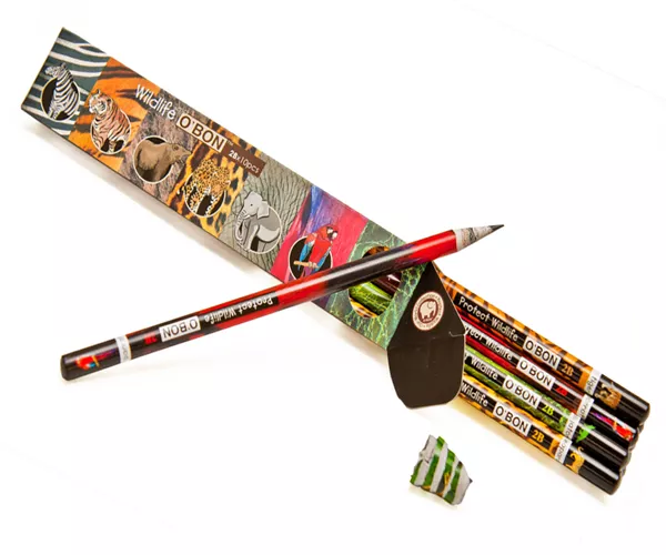 Lapiz OBON Wildlife pack 10 unidades