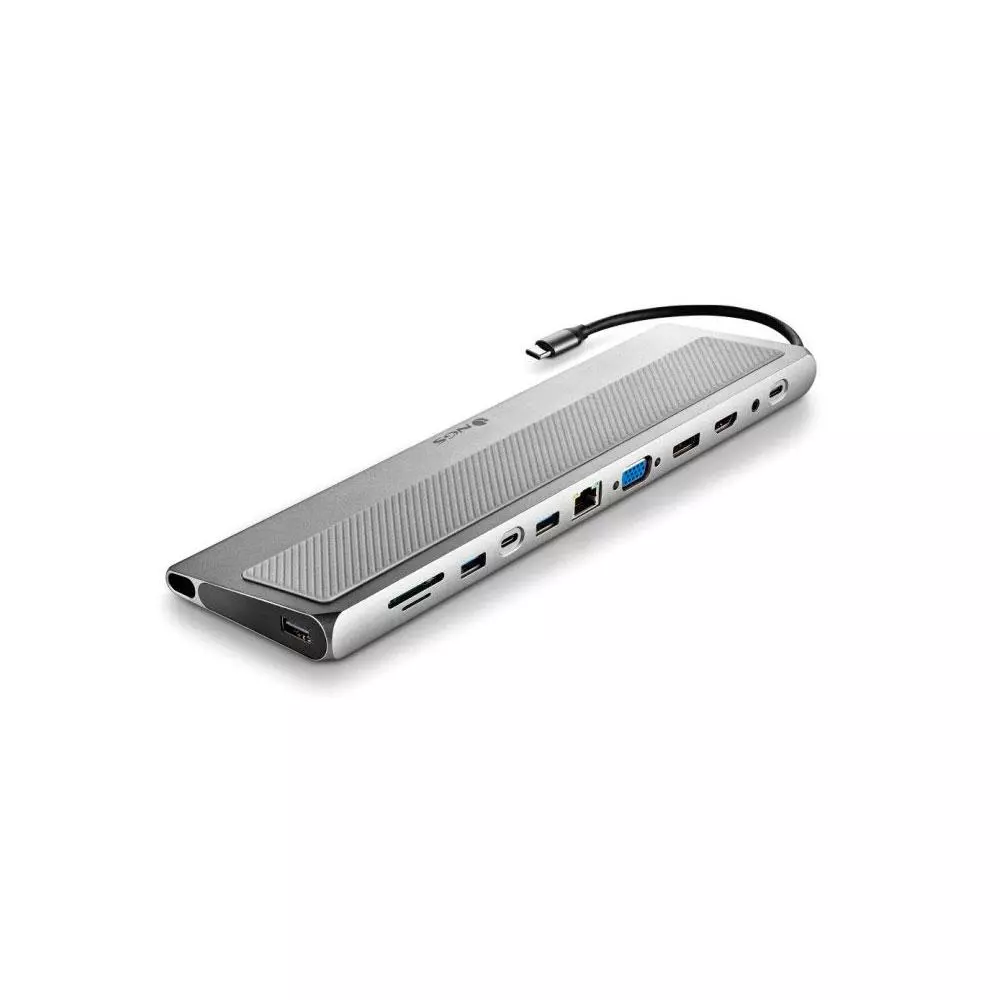 Docking Station NGS USB Type-C 3.2  Gen 1 / Wonderdock12pro / Gris / WONDERDOCK12PRO