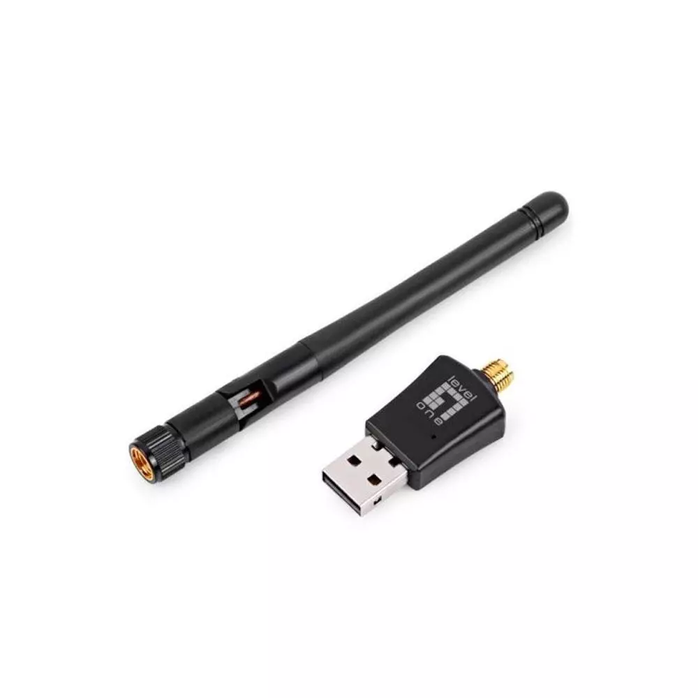 &divide; Usb wifi level one 300mb  wua-0617 300mb 2,4ghz antena desmontable