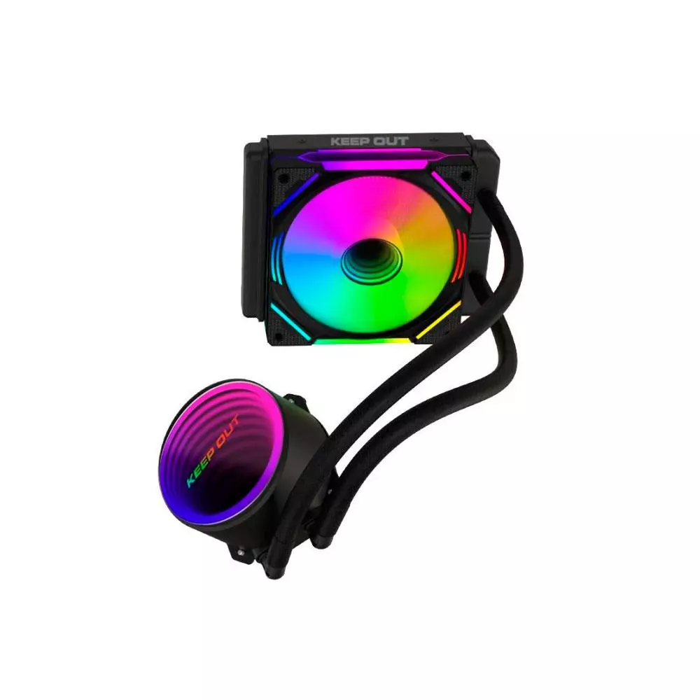 Refrigeracion liquida Keep Out XWC-120 / 120mm / ARGB / TDP 150w / Negro / XWC-120