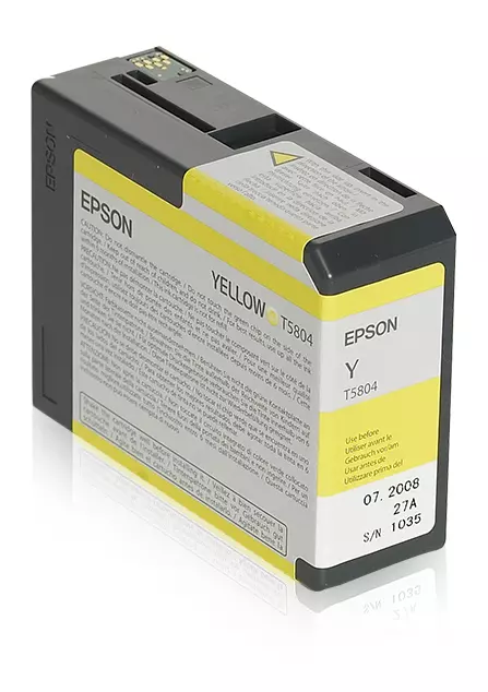 &divide; Tinta original epson t580400 amarillo c13t580400 80ml