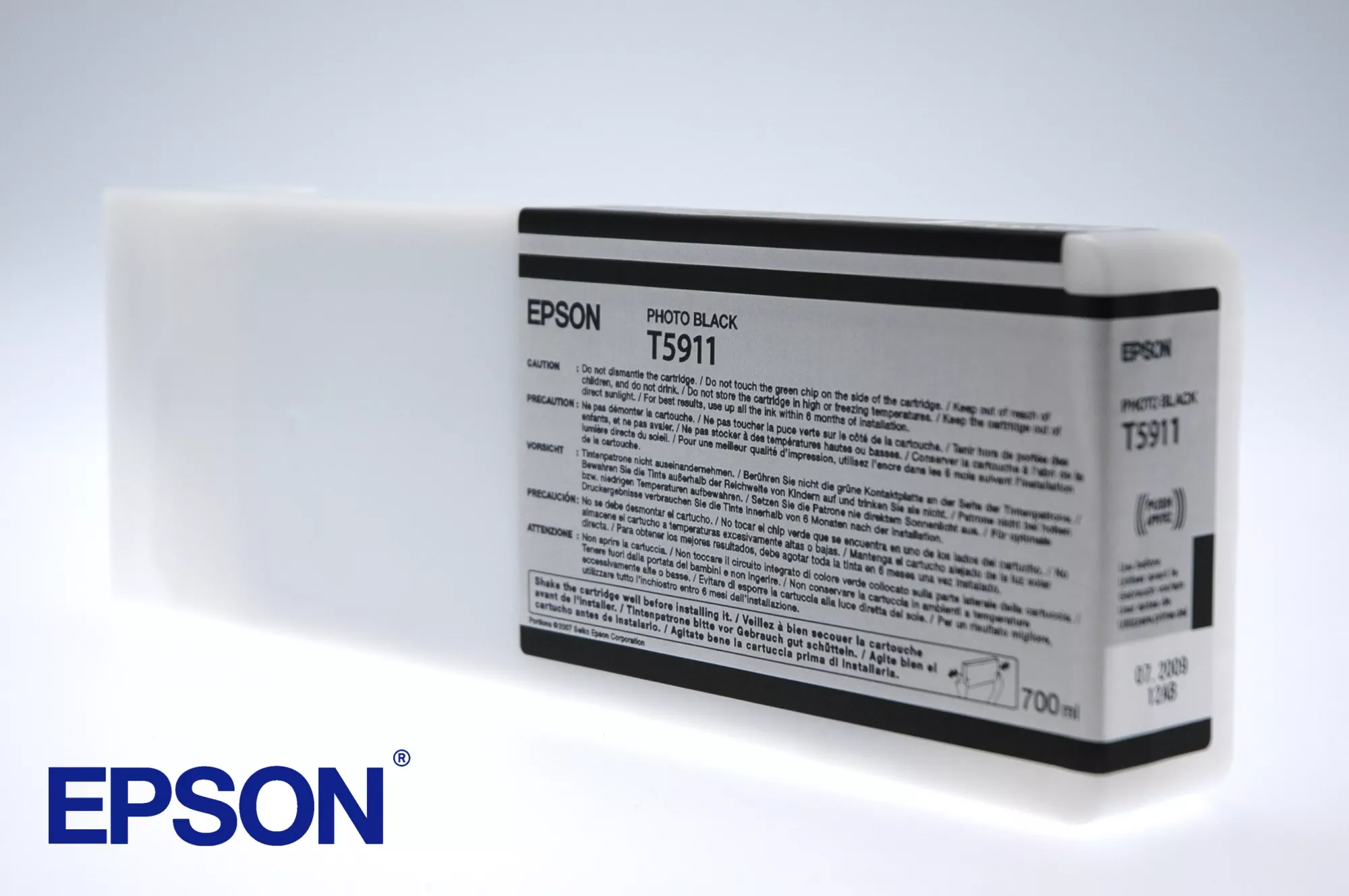&divide; Tinta original epson t5911 negro foto c13t591100 700ml