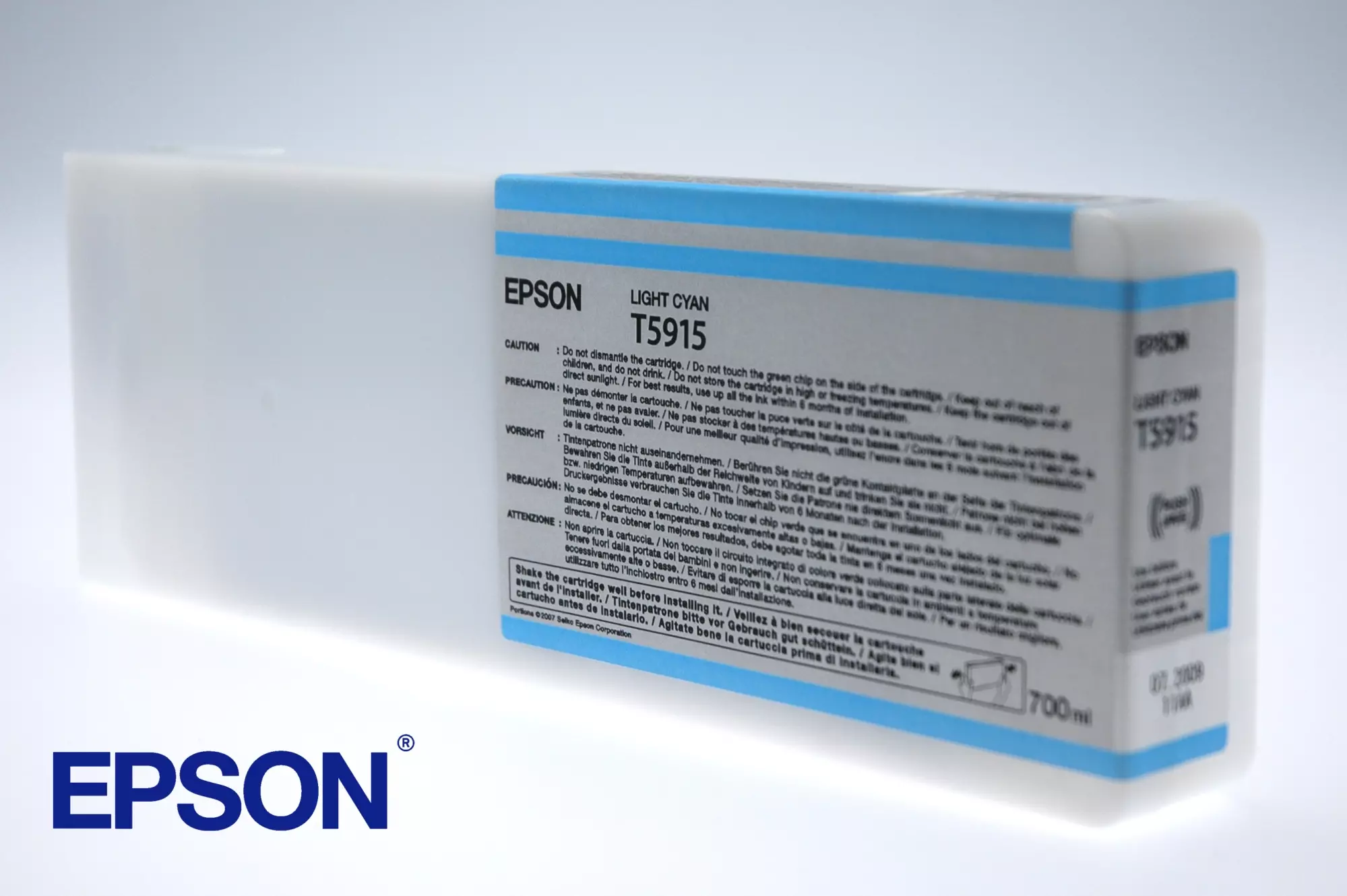 &divide; Tinta original epson t5915 cian claro c13t591500 700ml