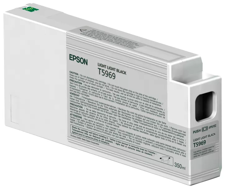 &divide; Tinta original epson t5969 gris claro c13t596900 350ml