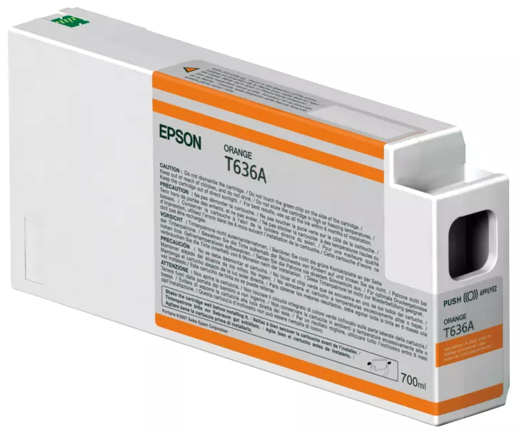 &divide; Tinta original epson t636a naranja c13t636a00 700ml