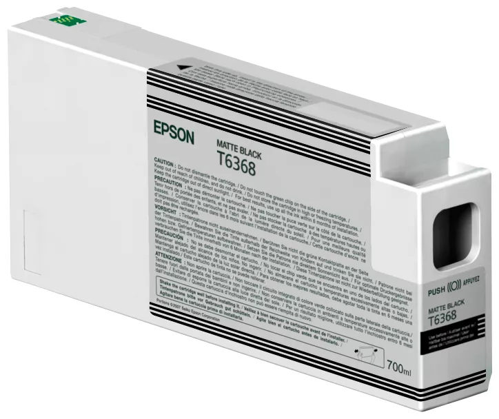 &divide; Tinta original epson t6368 negro mate c13t636800 700ml