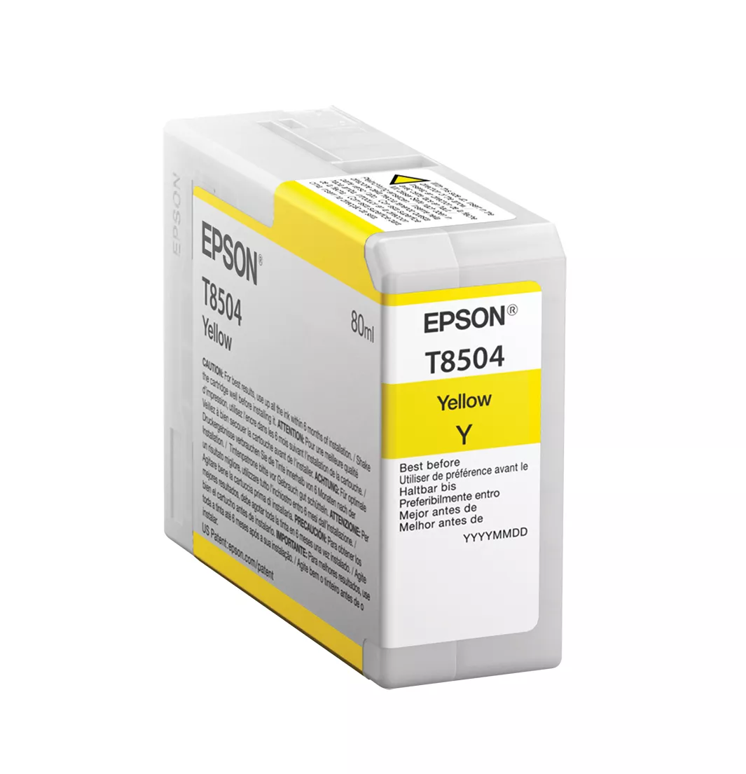 &divide; Tinta original epson t8504 amarillo c13t850400 80ml
