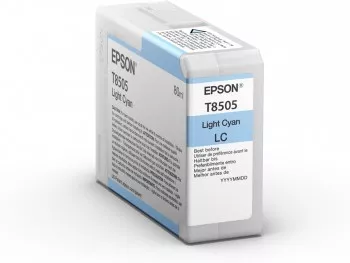 &divide; Tinta original epson t8505 cian claro c13t850500 80ml