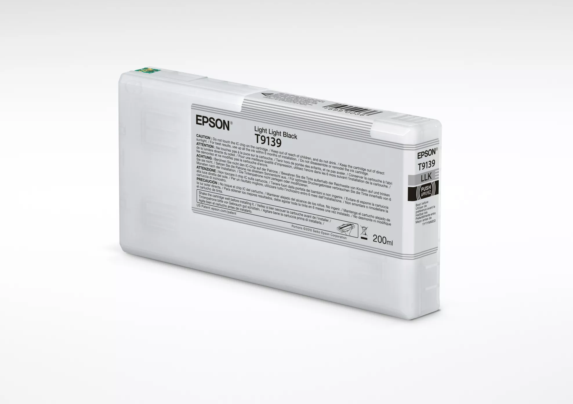 &divide; Tinta original epson t9139 negro claro claro c13t913900 200ml