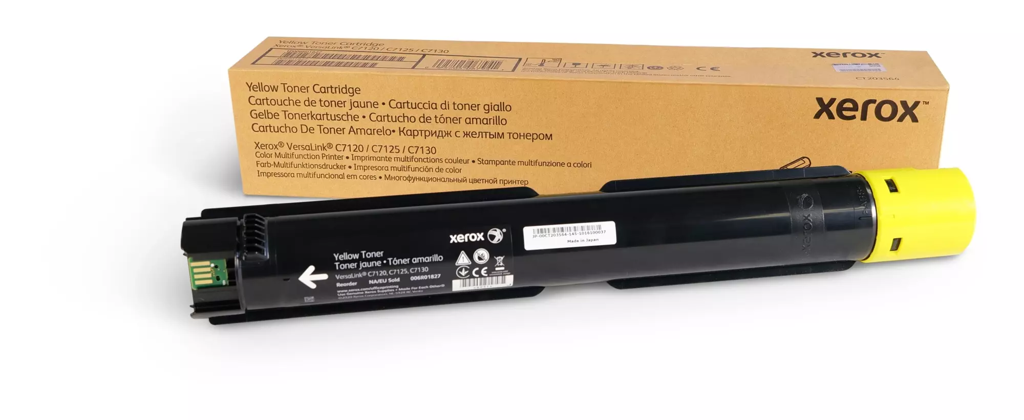 &divide; T&oacute;ner original xerox 006r01827 amarillo 18.000 p&aacute;ginas
