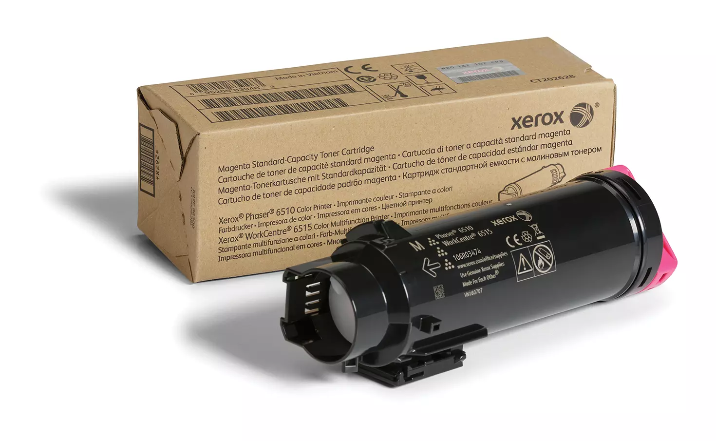 &divide; T&oacute;ner original xerox 106r03474 magenta 1.000 p&aacute;ginas