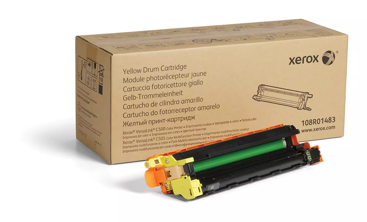 &divide; Tambor original xerox 108r01483 amarillo 40000 p&aacute;ginas