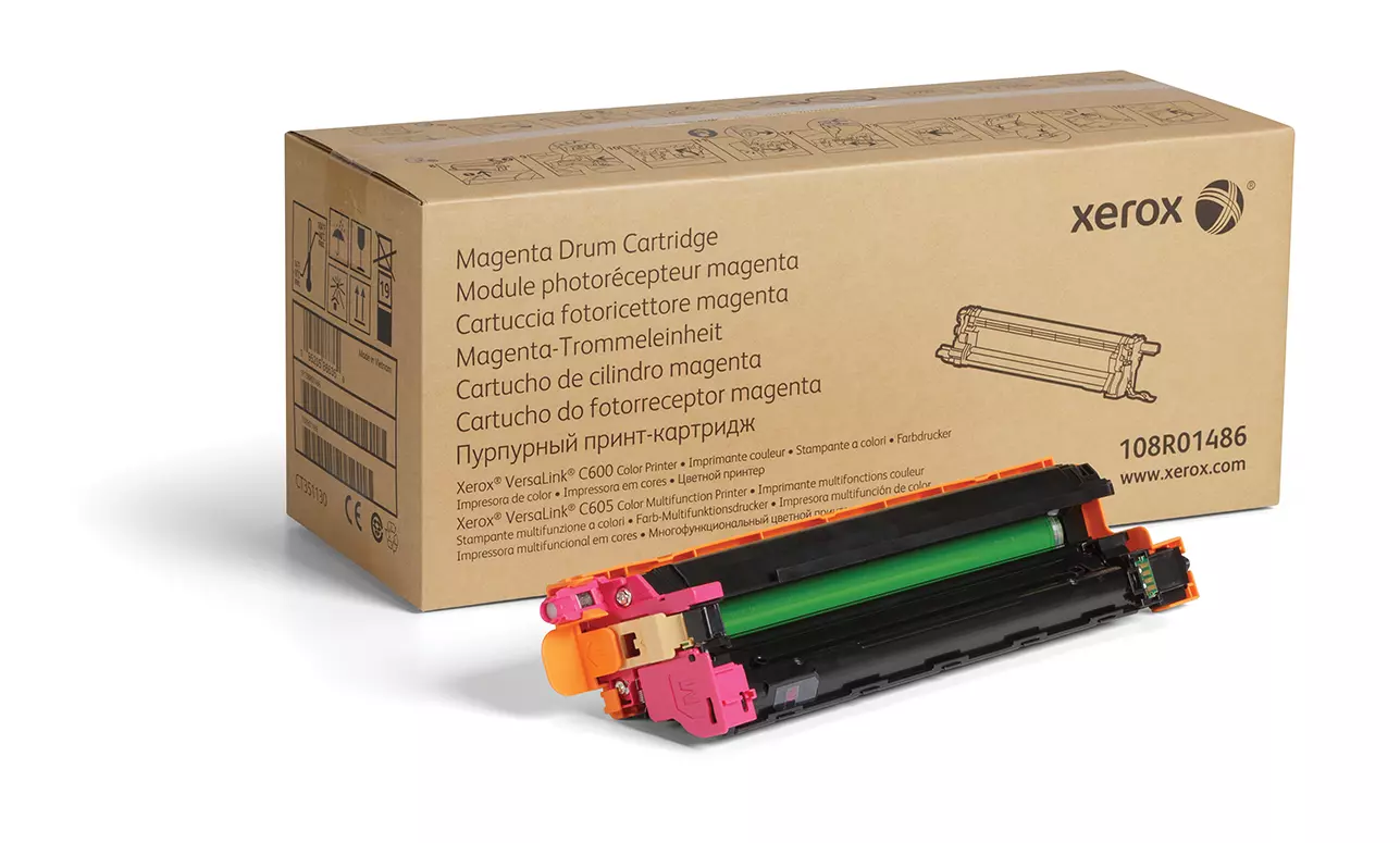 &divide; Tambor original xerox 108r01486 magenta 40000 p&aacute;ginas