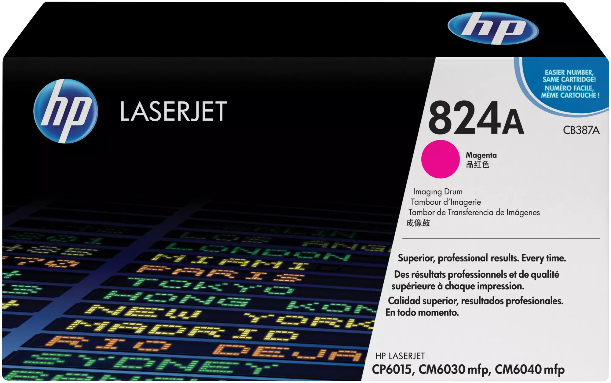 &divide; Tambor original hp cb387a magenta 824a 23.000 p&aacute;ginas