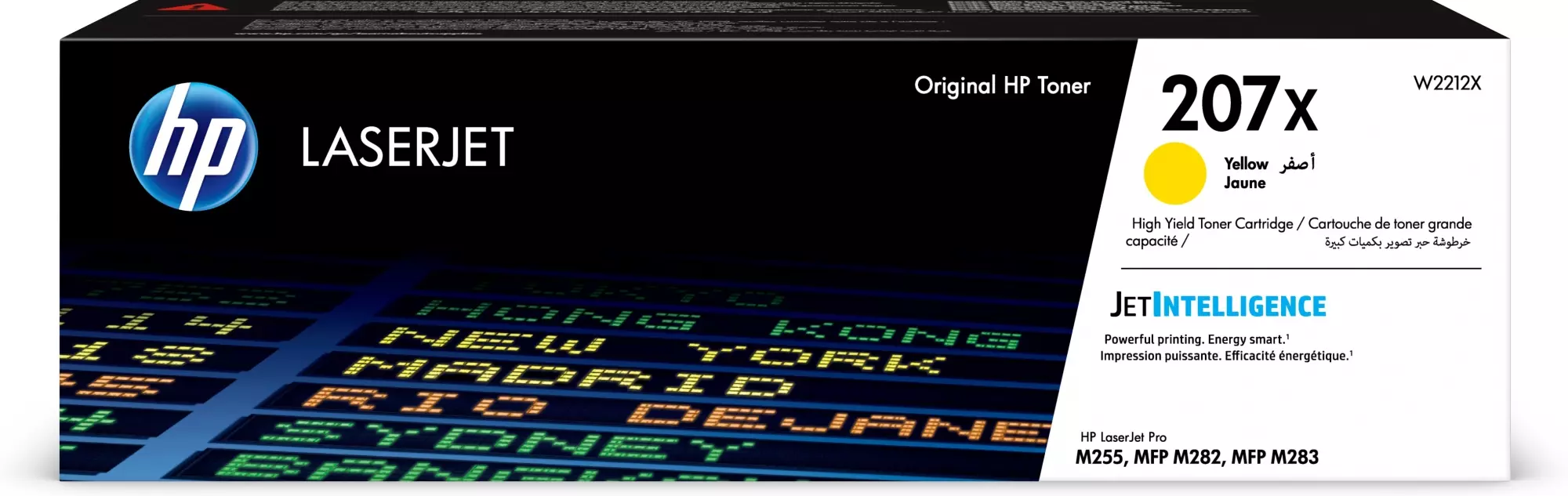 &divide; T&oacute;ner original hp w2212x 207x amarillo 2.450 p&aacute;ginas
