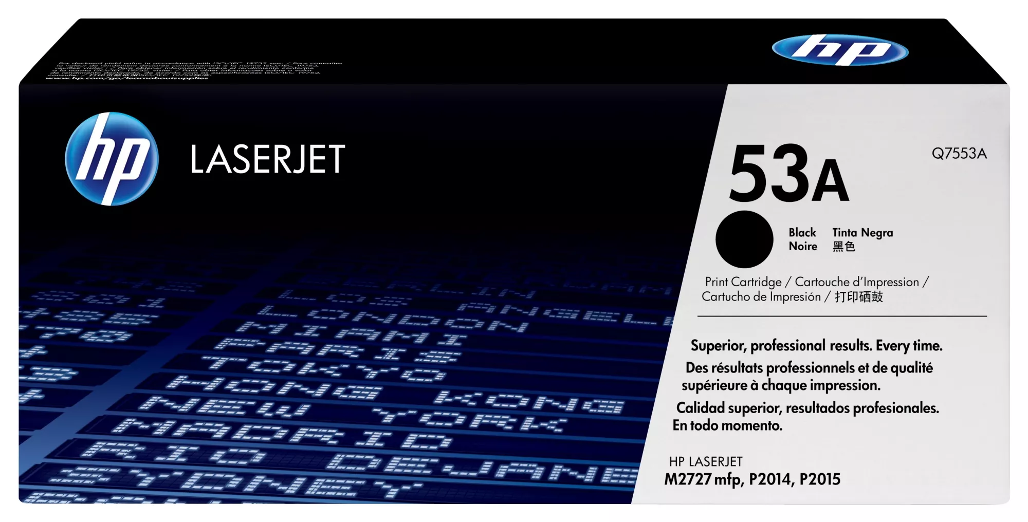 &divide; T&oacute;ner original hp q7553a 53a negro 3.000 p&aacute;ginas