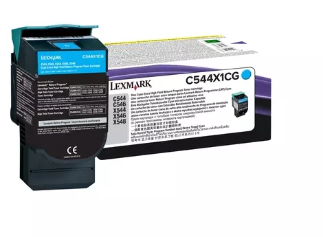 &divide; T&oacute;ner original lexmark c544 cian c544x1cg 30000 p&aacute;ginas