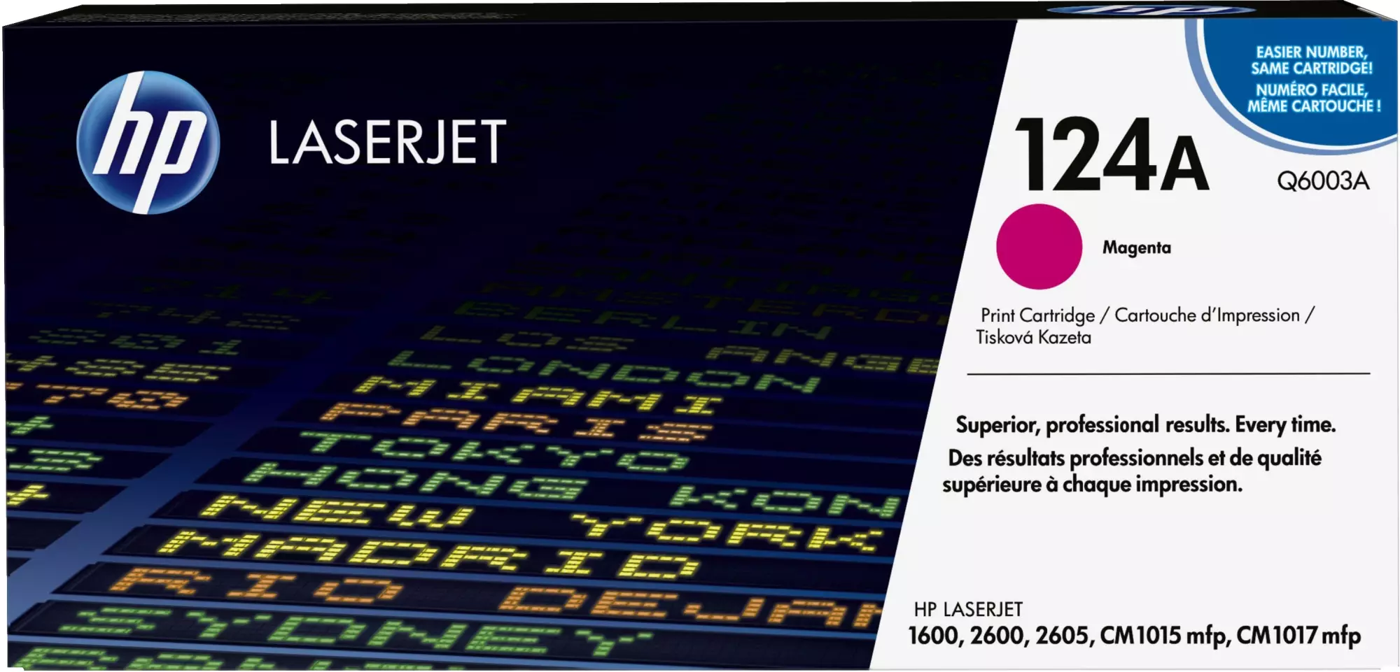 &divide; T&oacute;ner original hp q6003a 124a magenta 2.000 p&aacute;ginas