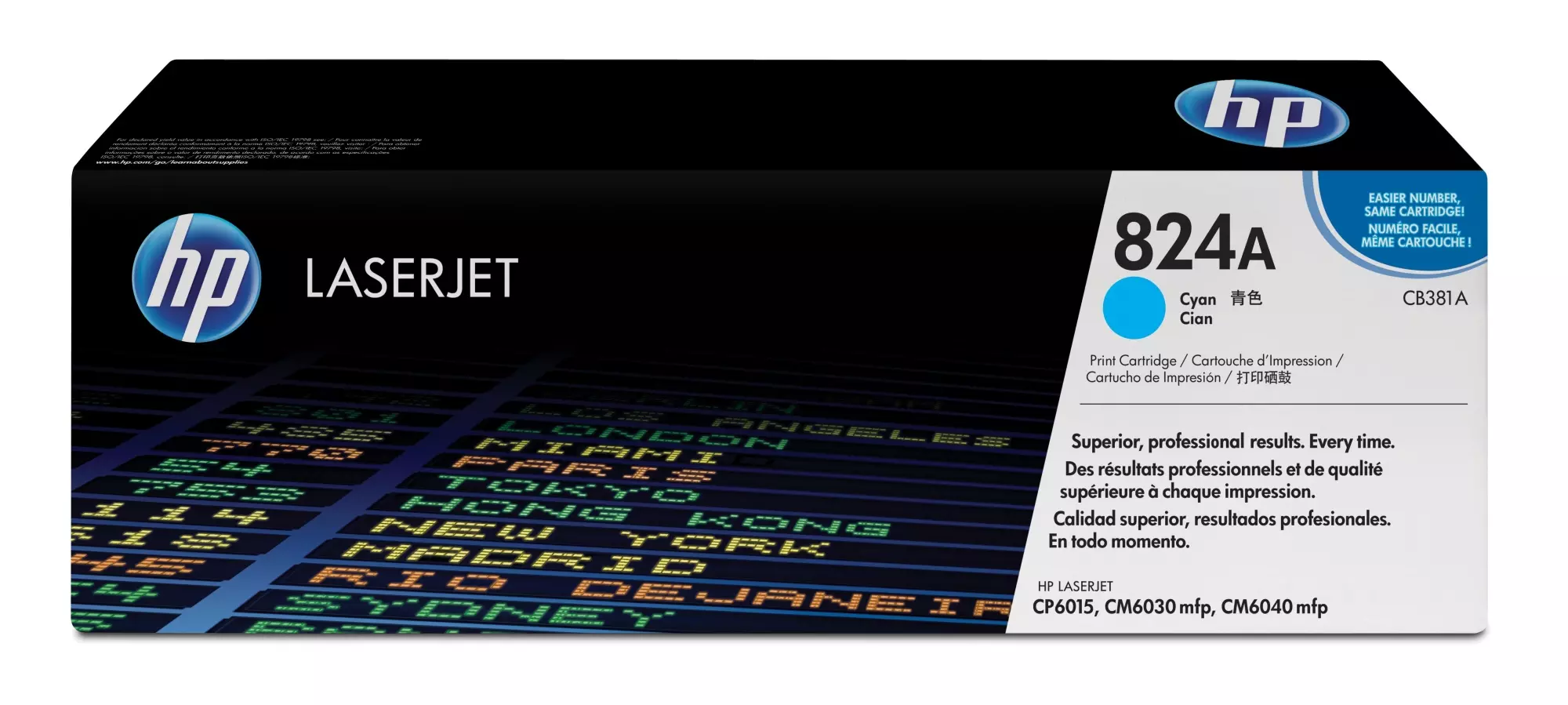 &divide; T&oacute;ner original hp cb381a cian 824a 21.000 p&aacute;ginas