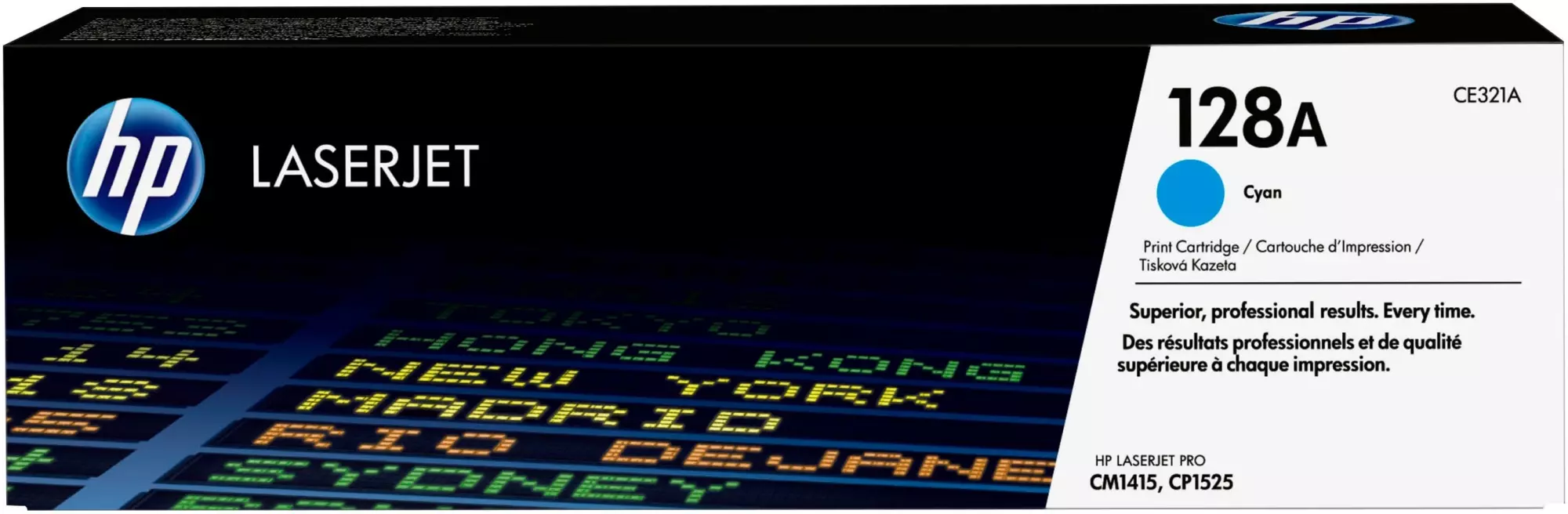&divide; T&oacute;ner original hp ce321a cian 128a 1.300 p&aacute;ginas