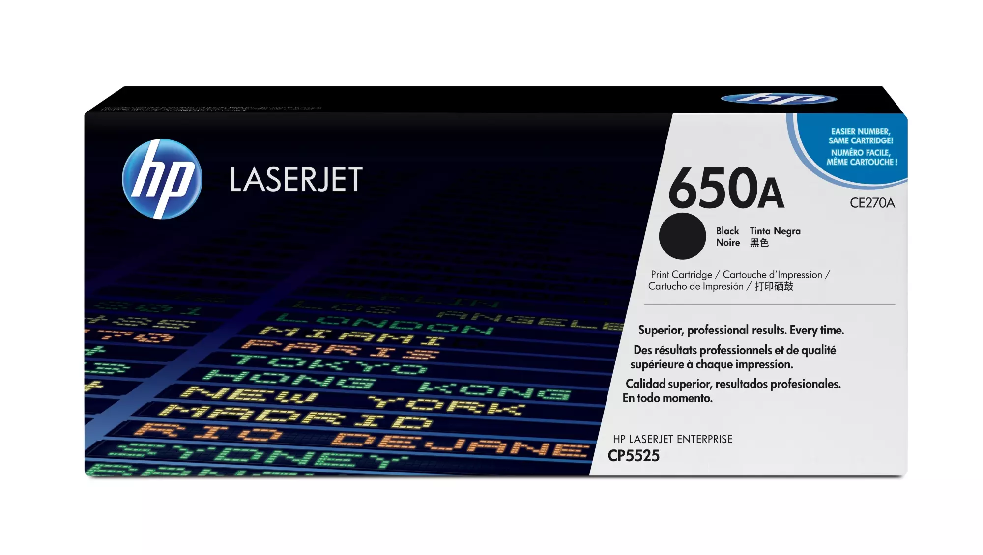 &divide; T&oacute;ner original hp ce270a negro 650a 13.500 p&aacute;ginas