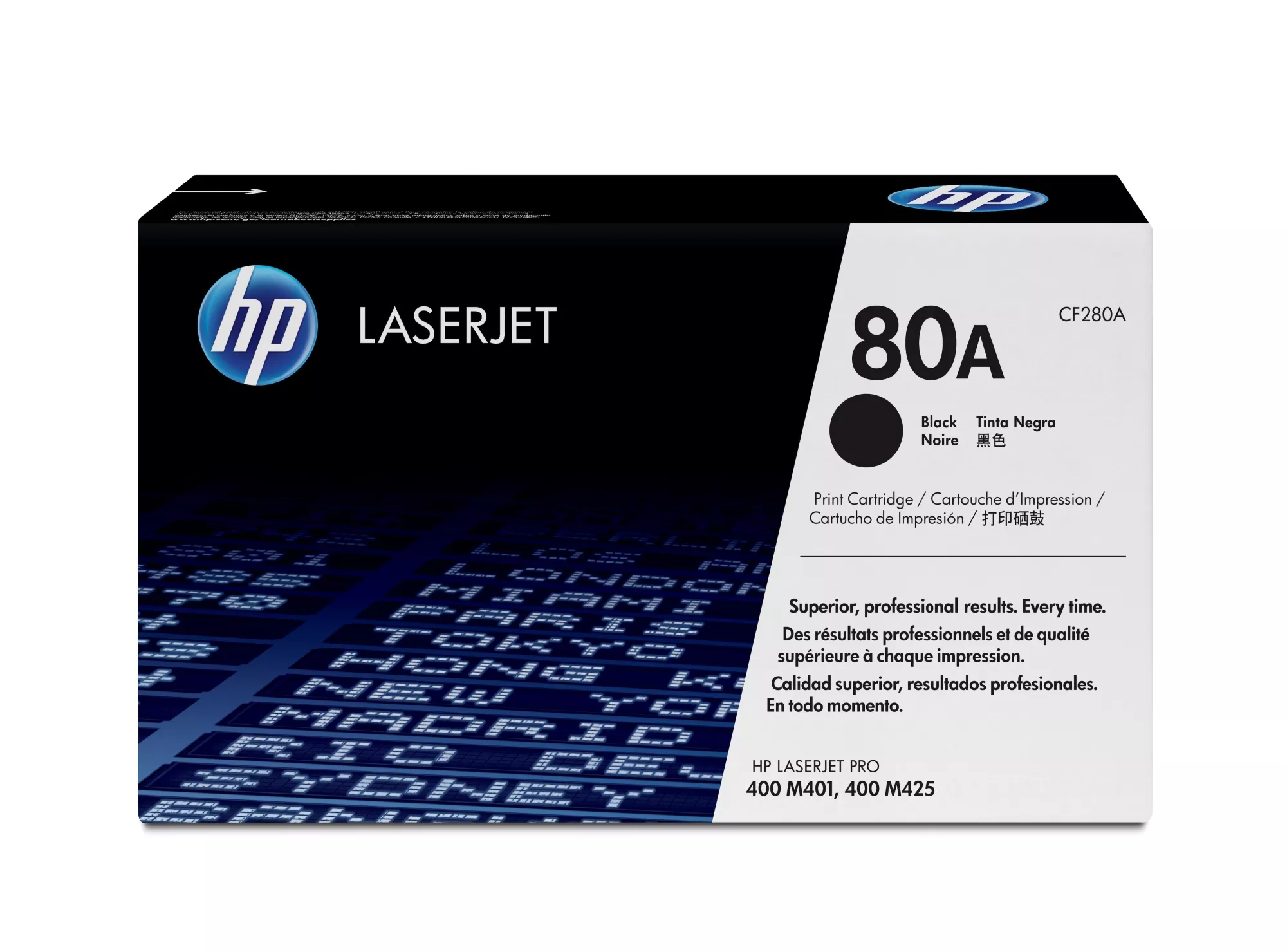 &divide; T&oacute;ner original hp cf280a negro 80a 2.560 p&aacute;ginas