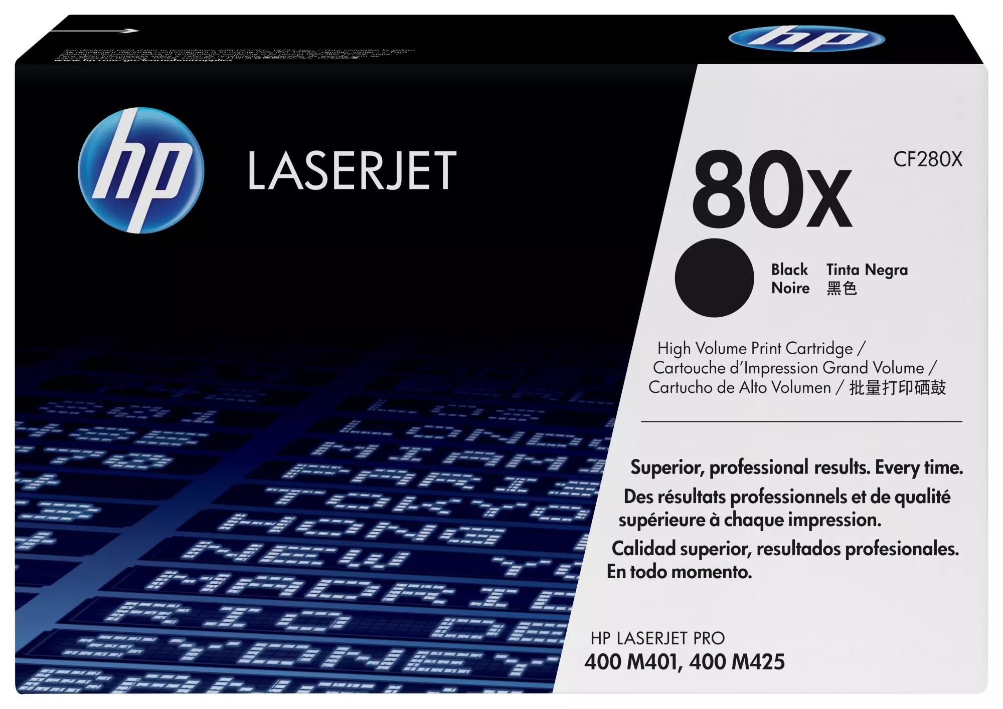 &divide; T&oacute;ner original hp cf280x negro 80x 6.900 p&aacute;ginas