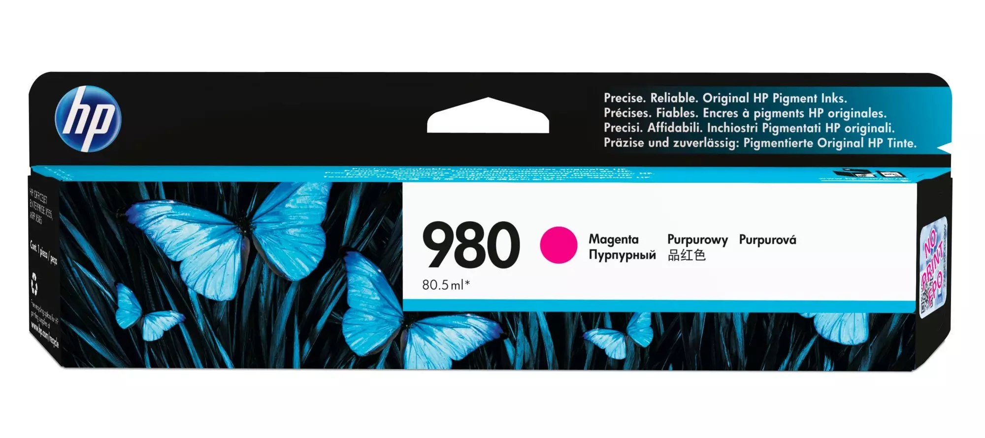 &divide; Tinta original hp n980 magenta d8j08a 110ml