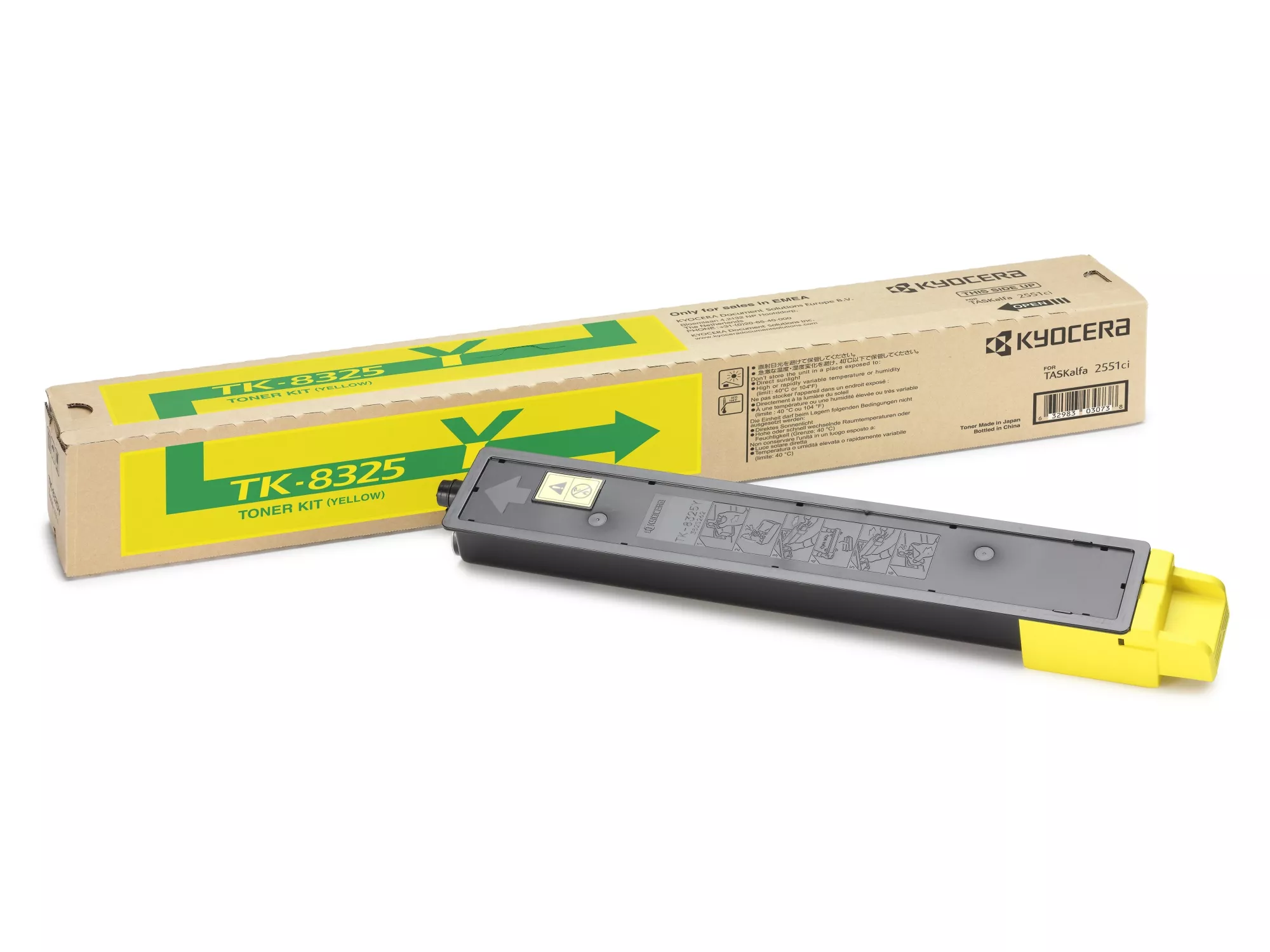 &divide; T&oacute;ner original kyocera tk-8325y amarillo 12.000 p&aacute;ginas