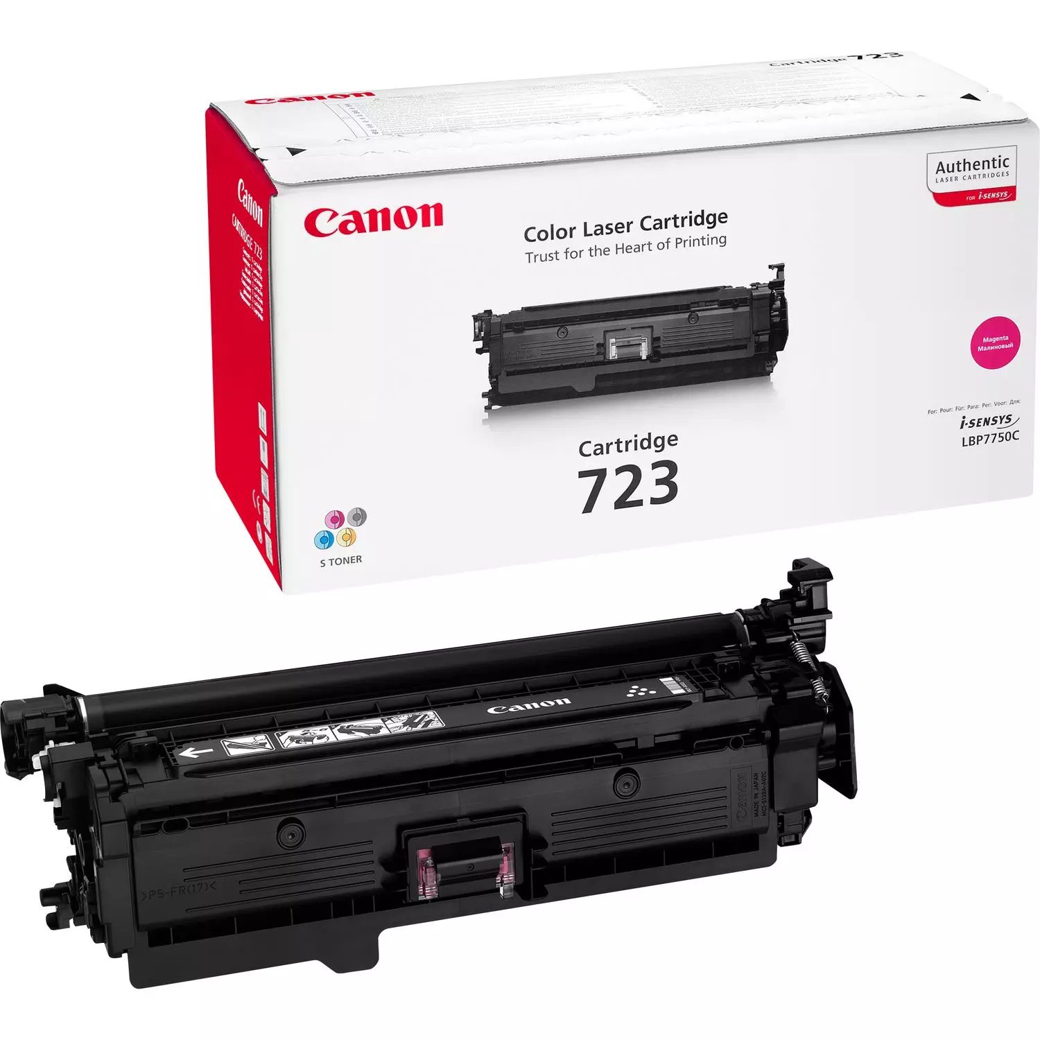 &divide; T&oacute;ner original canon 723m magenta 8.500 p&aacute;ginas