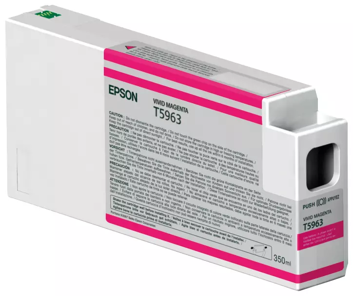 &divide; Tinta original epson t5963 magenta vivo 13t596300 350ml