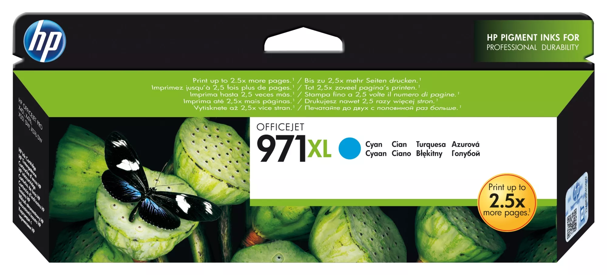 &divide; Tinta original hp n971xl magenta cn626ae 86.5ml
