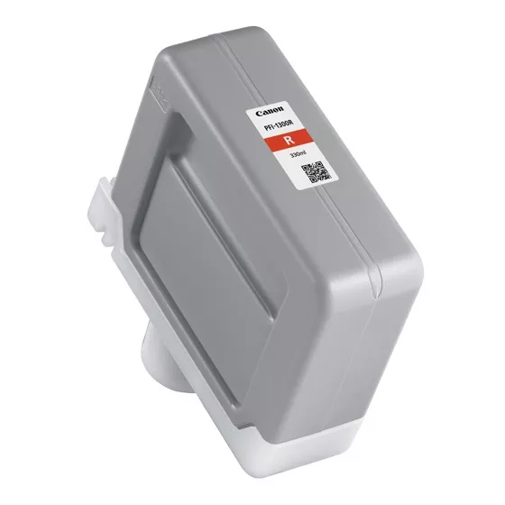 &divide; Tinta original canon pfi-1300r rojo 330ml