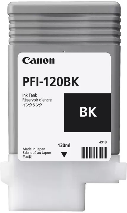 &divide; Tinta original canon pfi-120bk negro 130ml