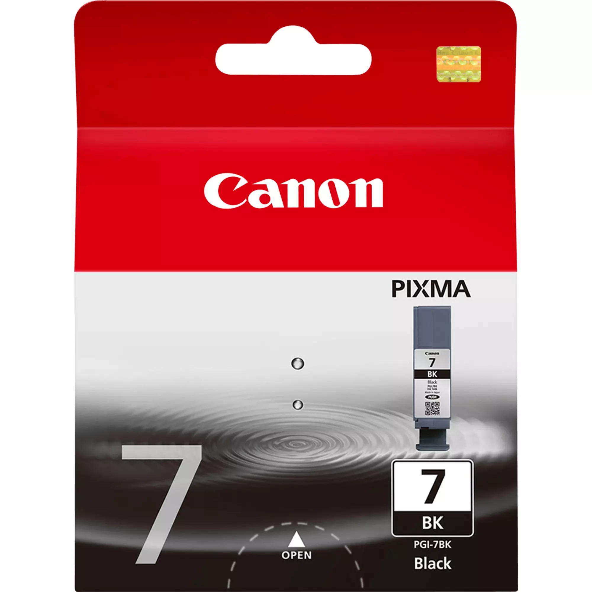 &divide; Tinta original canon pgi7 negro 25ml