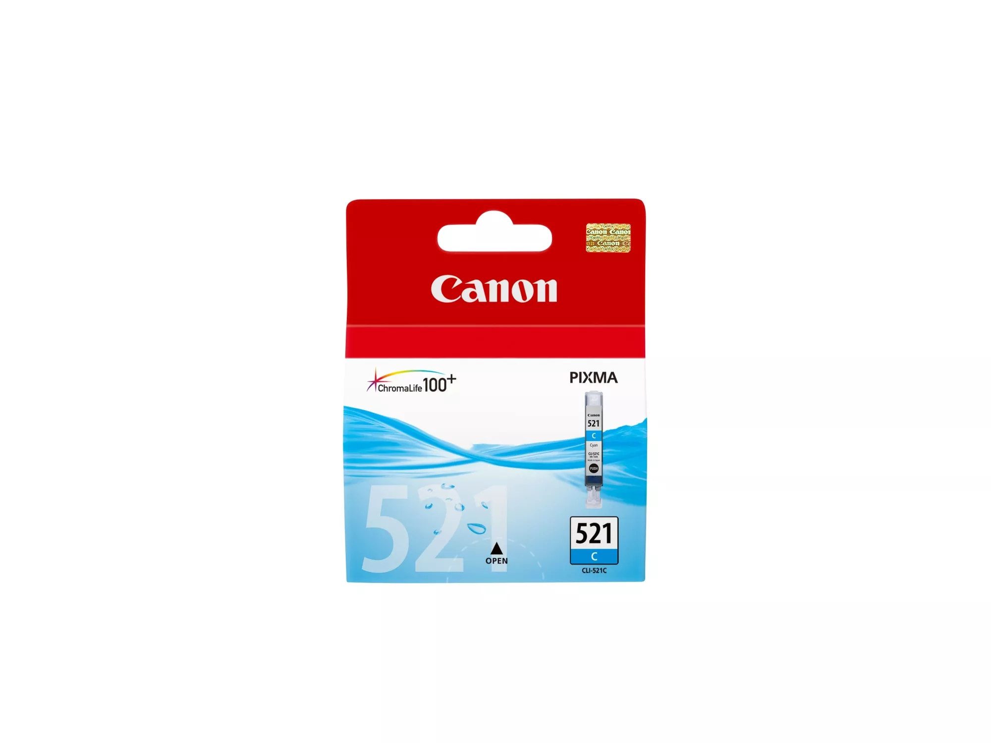 &divide; Tinta original canon cli521 cian 9ml
