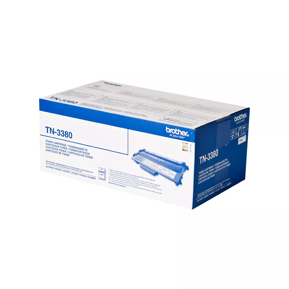 &divide; T&oacute;ner original brother tn3380 negro 8.000 p&aacute;ginas