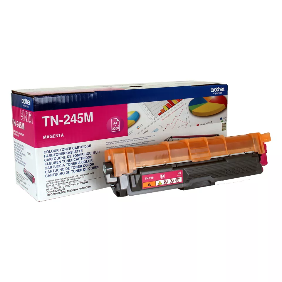 &divide; T&oacute;ner original brother tn245m magenta 2.200 p&aacute;ginas