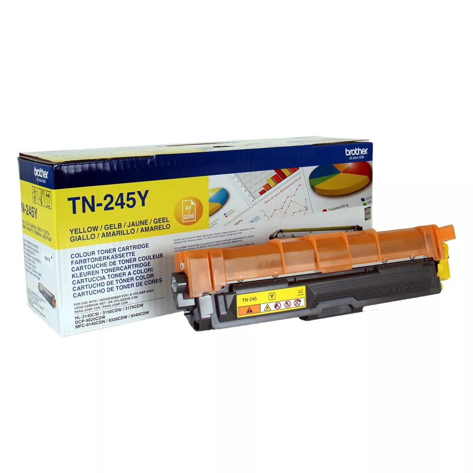 &divide; T&oacute;ner original brother tn245y amarillo 2.200 p&aacute;ginas