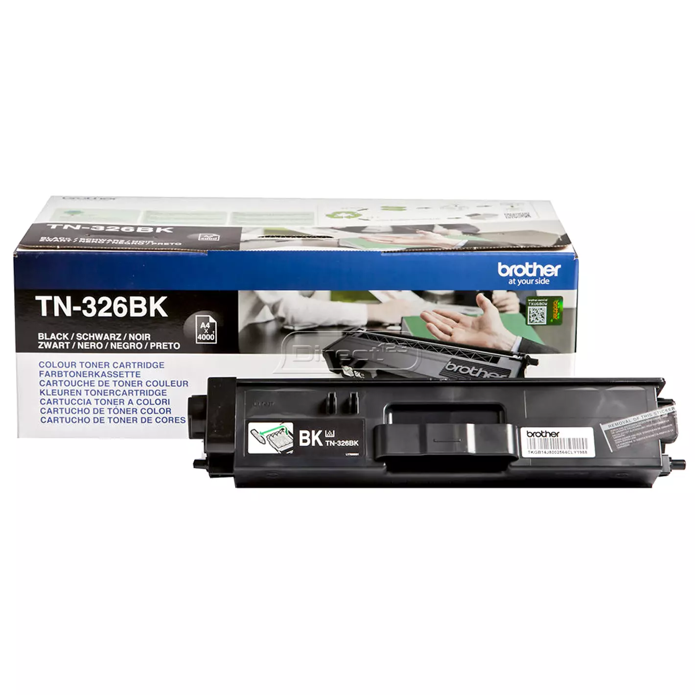 &divide; T&oacute;ner original brother tn326bk negro 4.000 p&aacute;ginas